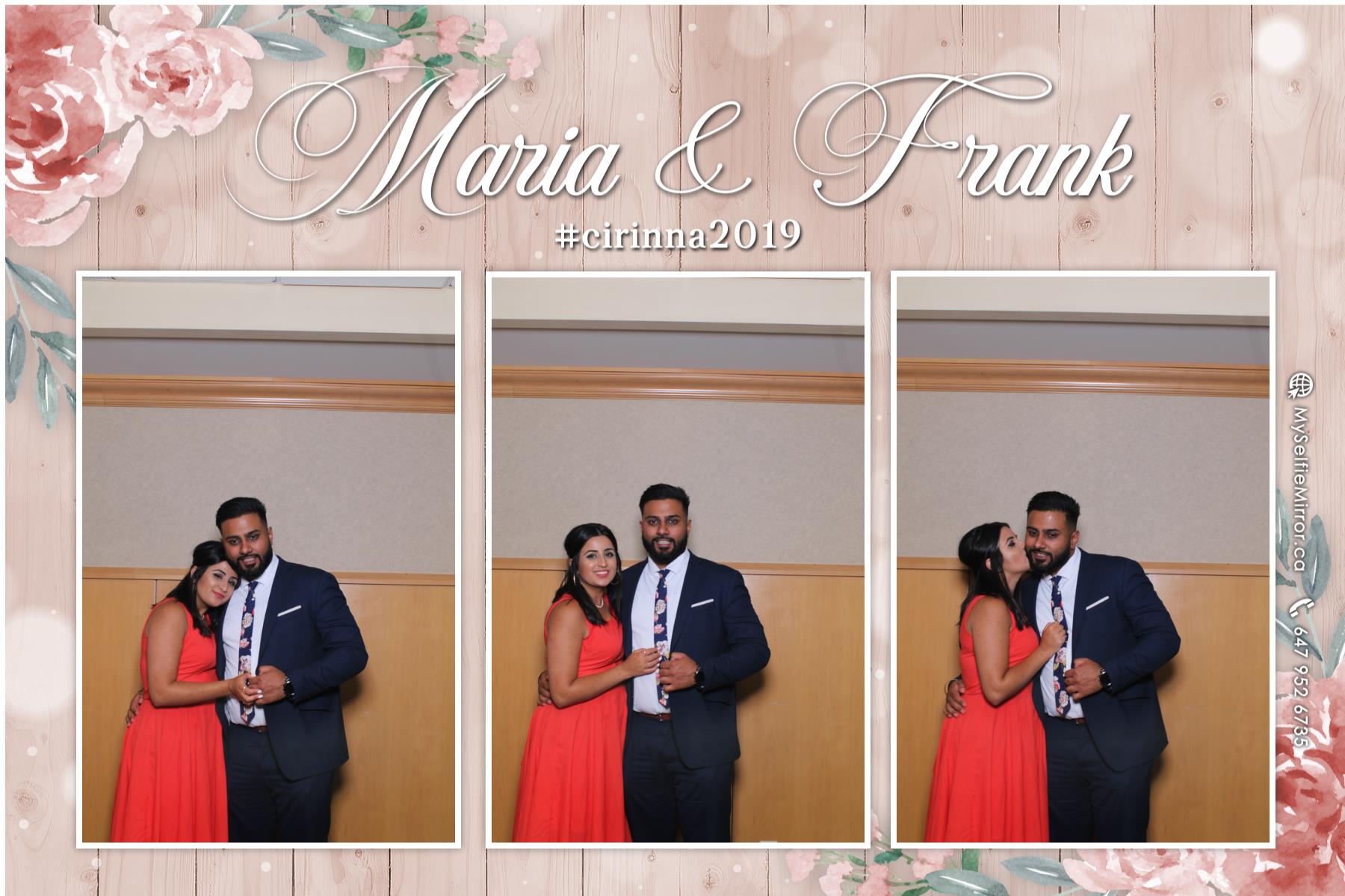 Wedding of Frank and Maria  | View more photos from the event at gallery.myselfiemirror.ca/u/romanmyselfiemirrorca/Wedding-of-Frank-and-Maria